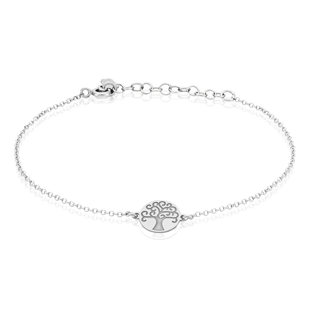 Bracelet Steenie Argent Blanc - Bracelets Femme | Histoire d’Or