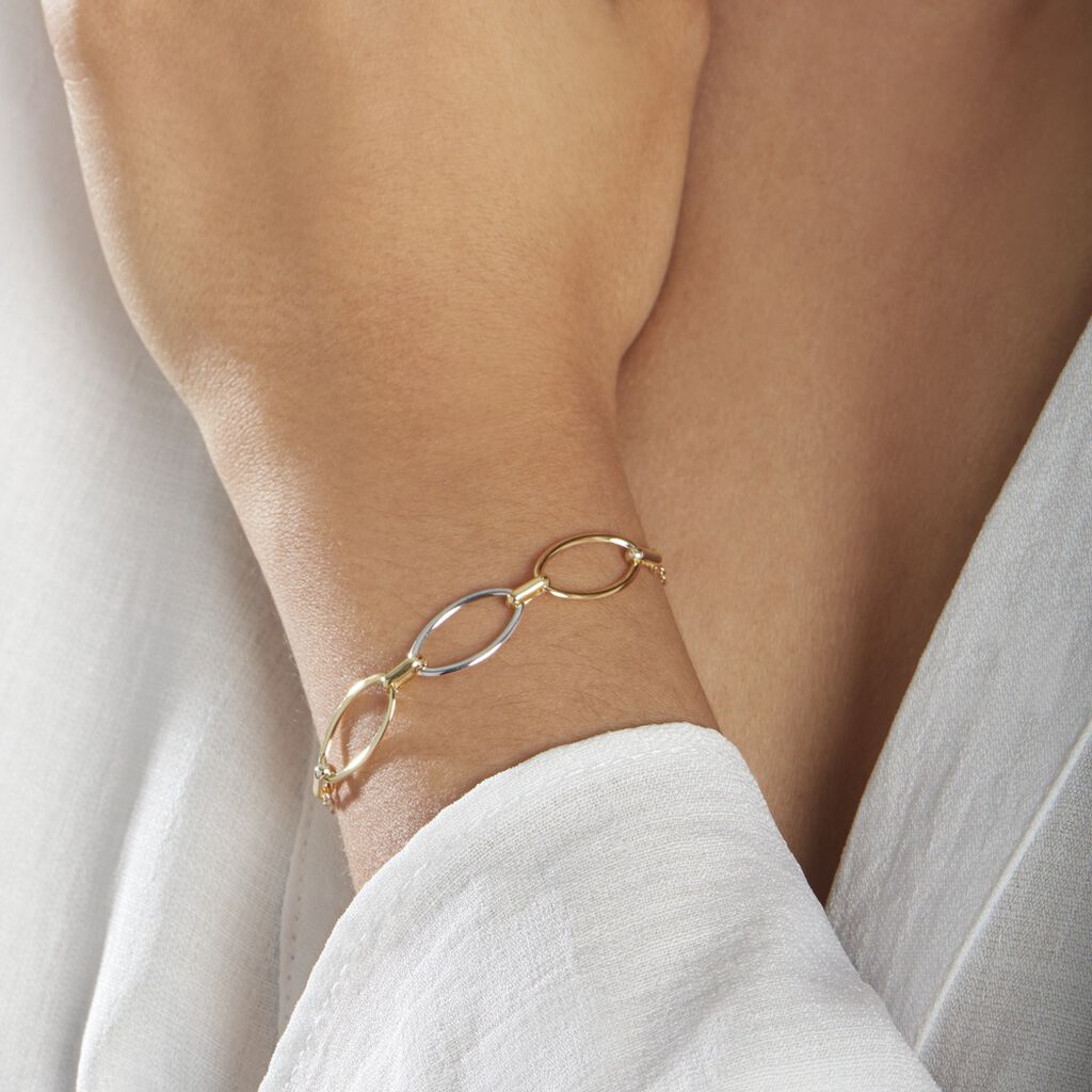 Bracelet Lucia Or Bicolore - Bracelets Femme | Histoire d’Or