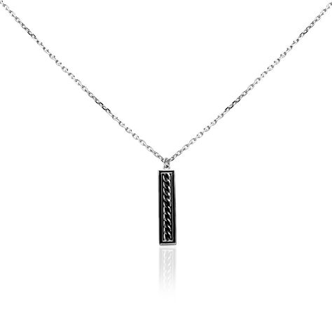 Collier Balthazar Argent Blanc - Colliers Homme | Histoire d’Or