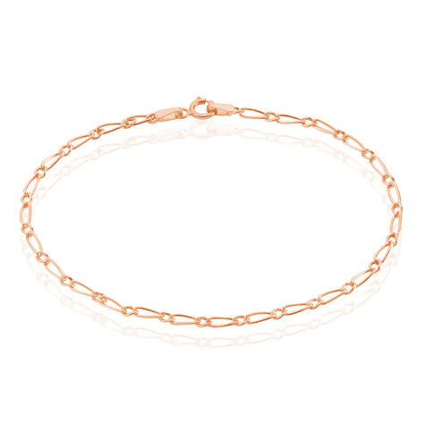 Bracelet Ophelio Maille Alternee 1/1 Or Rose - Bracelets chaîne Femme | Histoire d’Or