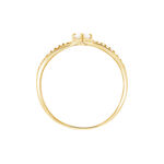 Bague Harmonia Or Jaune Oxyde De Zirconium - Bagues solitaires Femme | Histoire d&rsquo;Or