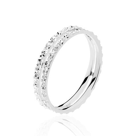 Alliance Hermanne Or Blanc - Alliances Unisex | Histoire d’Or