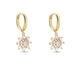 Créoles Plaqué Or Sadoth Oxydes De Zirconium - Boucles d'oreilles créoles Femme | Histoire d’Or