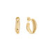 Créoles Marceline Rondes Plaqué Or Jaune Oxyde De Zirconium - Boucles d'oreilles créoles Femme | Histoire d’Or