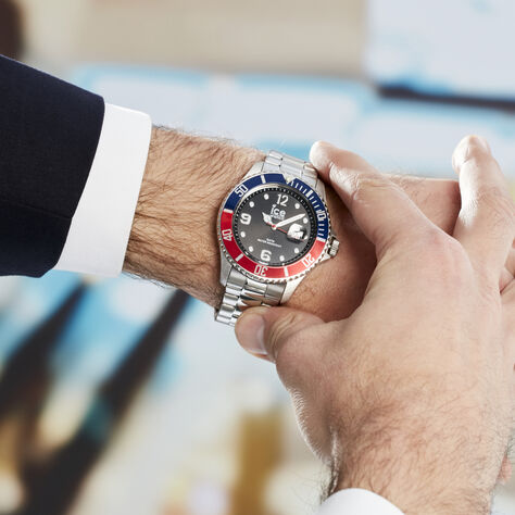 Montre Ice Watch Steel Noir - Montres Homme | Histoire d’Or