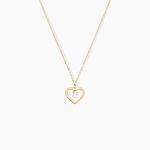 Collier Or Jaune Maximiliane Oxyde De Zirconium - Colliers Femme | Histoire d&rsquo;Or