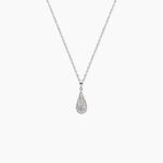 Collier Mademoiselle Argent Blanc Oxyde De Zirconium - Colliers Femme | Histoire d&rsquo;Or