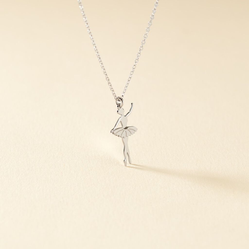 Collier Ritej Argent Blanc - Colliers fantaisie Femme | Histoire d&rsquo;Or