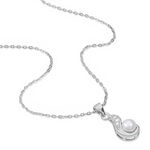 Collier Mellie Argent Blanc Perle De Culture Et Oxyde De Zirconium - Colliers fantaisie Femme | Histoire d&rsquo;Or