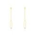 Boucles D'oreilles Pendantes Or Jaune Lucasta Perle De Culture - Boucles d'oreilles pendantes Femme | Histoire d’Or