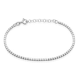 Bracelet Argent Blanc Elios Oxydes De Zirconium - Bracelets Femme | Histoire d’Or