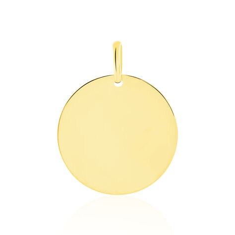 Pendentif Sirona Pastille Gravable Or Jaune - Cadeaux de naissance Femme | Histoire d’Or