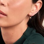 Cr&eacute;ole Unitaire L&eacute;ria Or Jaune Oxydes De Zirconium - Boucles d'oreilles cr&eacute;oles Femme | Histoire d&rsquo;Or