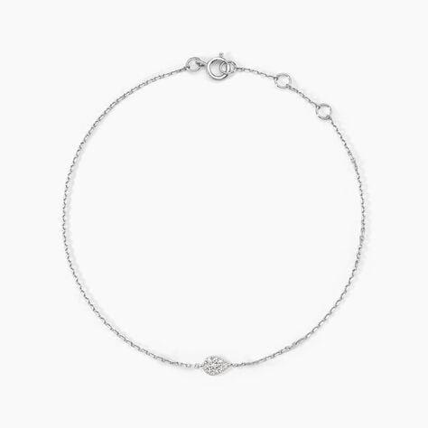 Bracelet Adhira Or Blanc Diamant - Bracelets Femme | Histoire d&rsquo;Or