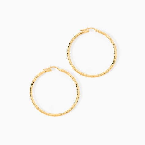 Cr&eacute;oles Cayla Or Jaune - Boucles d'oreilles cr&eacute;oles Femme | Histoire d&rsquo;Or