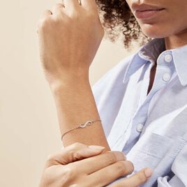 Bracelet Argent Rhodié Wandis - Bracelets Infini Femme | Histoire d’Or