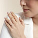 Bague Solitaire Athena Or Blanc Diamant - Bagues solitaires Femme | Histoire d’Or