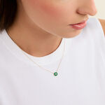 Collier Lucky Gems Or Jaune Malachite - Colliers pierre Femme | Histoire d&rsquo;Or