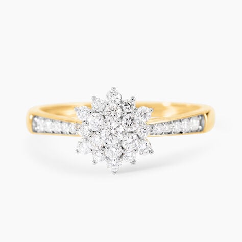 Bague Chucho Or Jaune Diamant - Bagues solitaires Femme | Histoire d&rsquo;Or