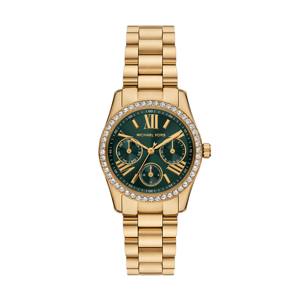Montre Michael Kors Lexington Lux Vert - Montres Femme | Histoire d’Or