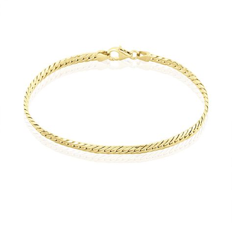 Bracelet Or Jaune Izel Maille Anglaise - Bracelets chaîne Femme | Histoire d’Or