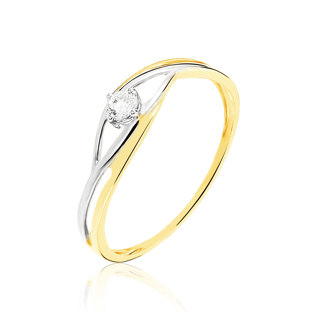 Bague or bicolore clearance
