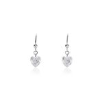 Boucles D'oreilles Pendantes Argent Blanc Sopher Oxydes De Zirconium - Boucles d'oreilles fantaisie Femme | Histoire d&rsquo;Or