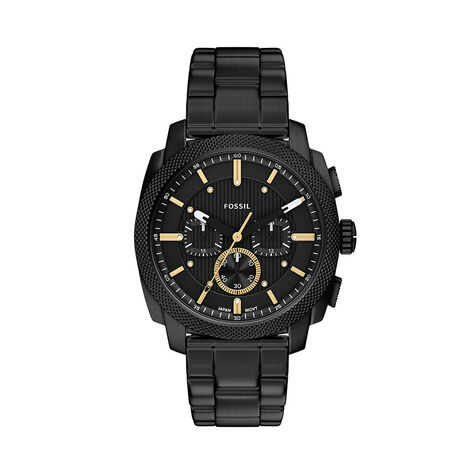 Montre Fossil Machine Noir - F&ecirc;te des p&egrave;res Homme | Histoire d&rsquo;Or