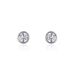 Boucles D'oreilles Puces Or Blanc Agota Diamants - Clous d'oreilles Femme | Histoire d’Or