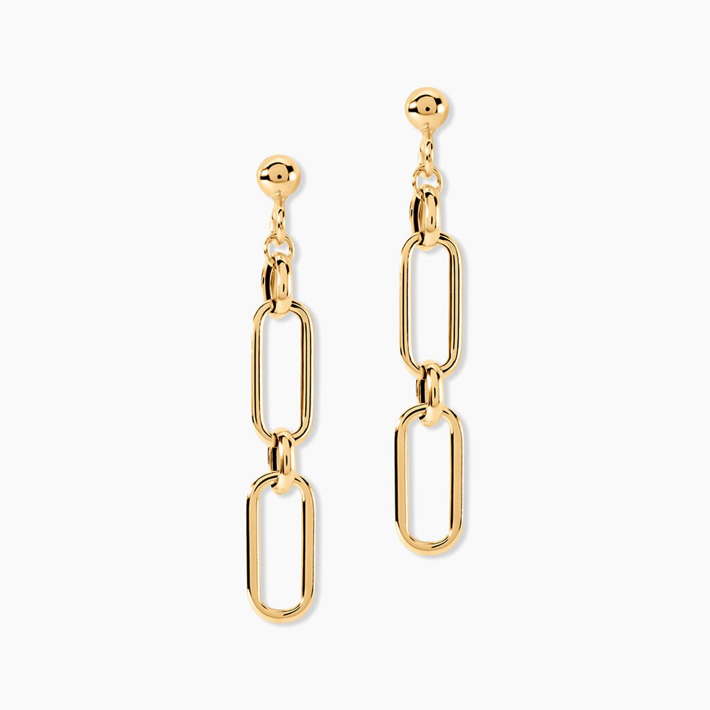 Boucles D'oreilles Pendantes Escape Or Jaune - Boucles d'oreilles pendantes Femme | Histoire d&rsquo;Or
