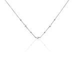 Collier Fancy Argent Blanc - Ras de cou Femme | Histoire d&rsquo;Or