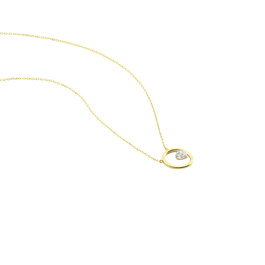 Collier Or Jaune Theda Diamants - Colliers Femme | Histoire d’Or