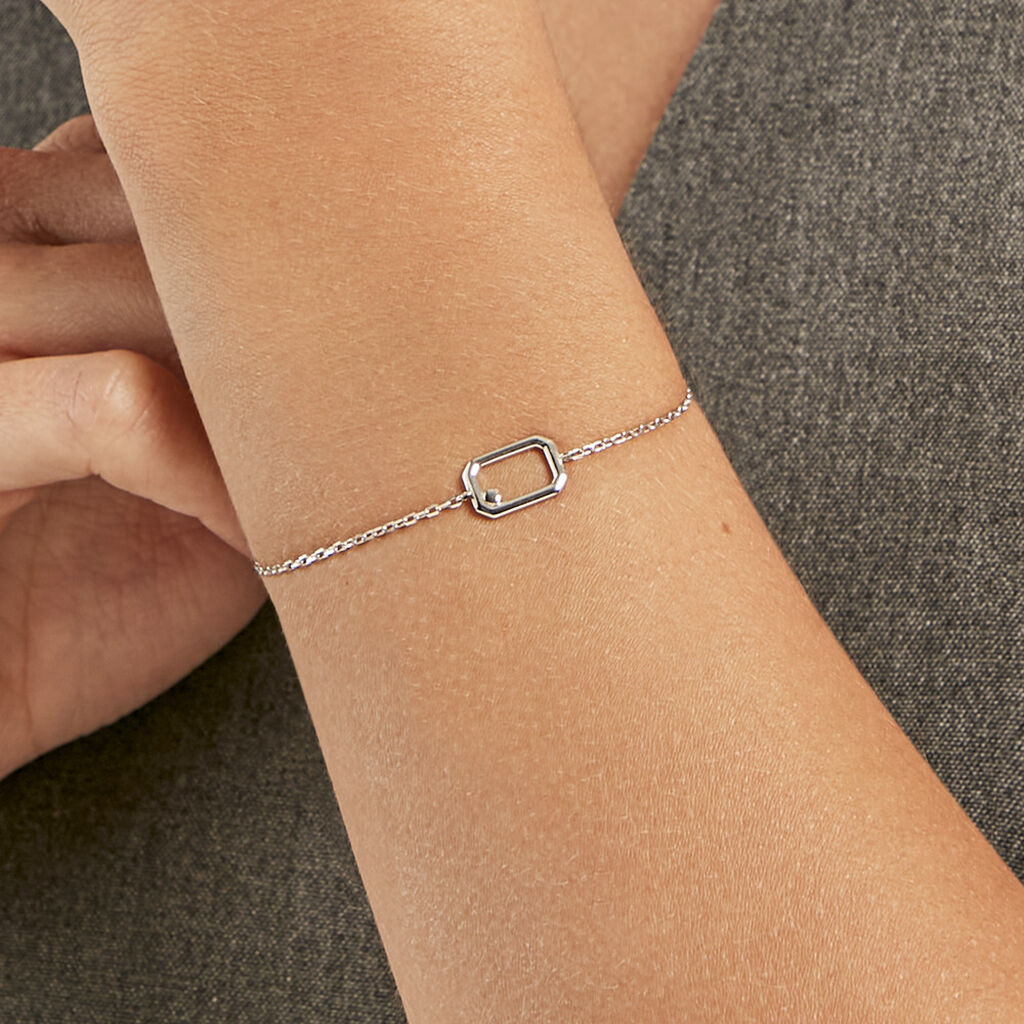 Bracelet Harmony Argent Blanc - Bracelets Homme | Histoire d’Or