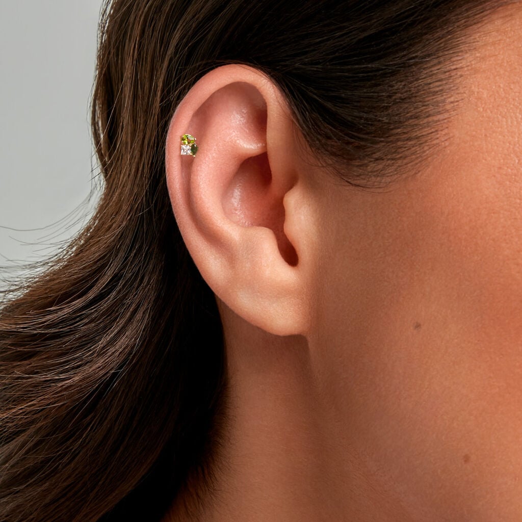 Piercing Itidal Or Jaune Oxyde De Zirconium - Piercings d'oreilles Femme | Histoire d&rsquo;Or
