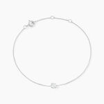 Bracelet Adula Or Blanc Oxyde De Zirconium - Bracelets Femme | Histoire d&rsquo;Or
