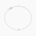 Bracelet Adula Or Blanc Oxyde De Zirconium