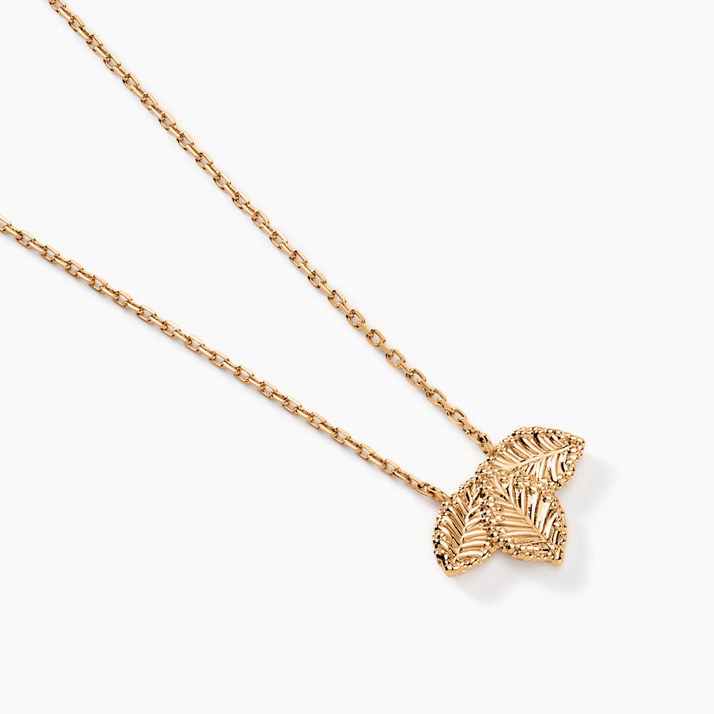 Collier Tylia Plaqu&eacute; Or Dor&eacute; - Bijoux sans pierre Femme | Histoire d&rsquo;Or