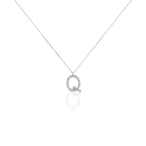 Collier Oran Or Blanc Diamant - Colliers Femme | Histoire d’Or