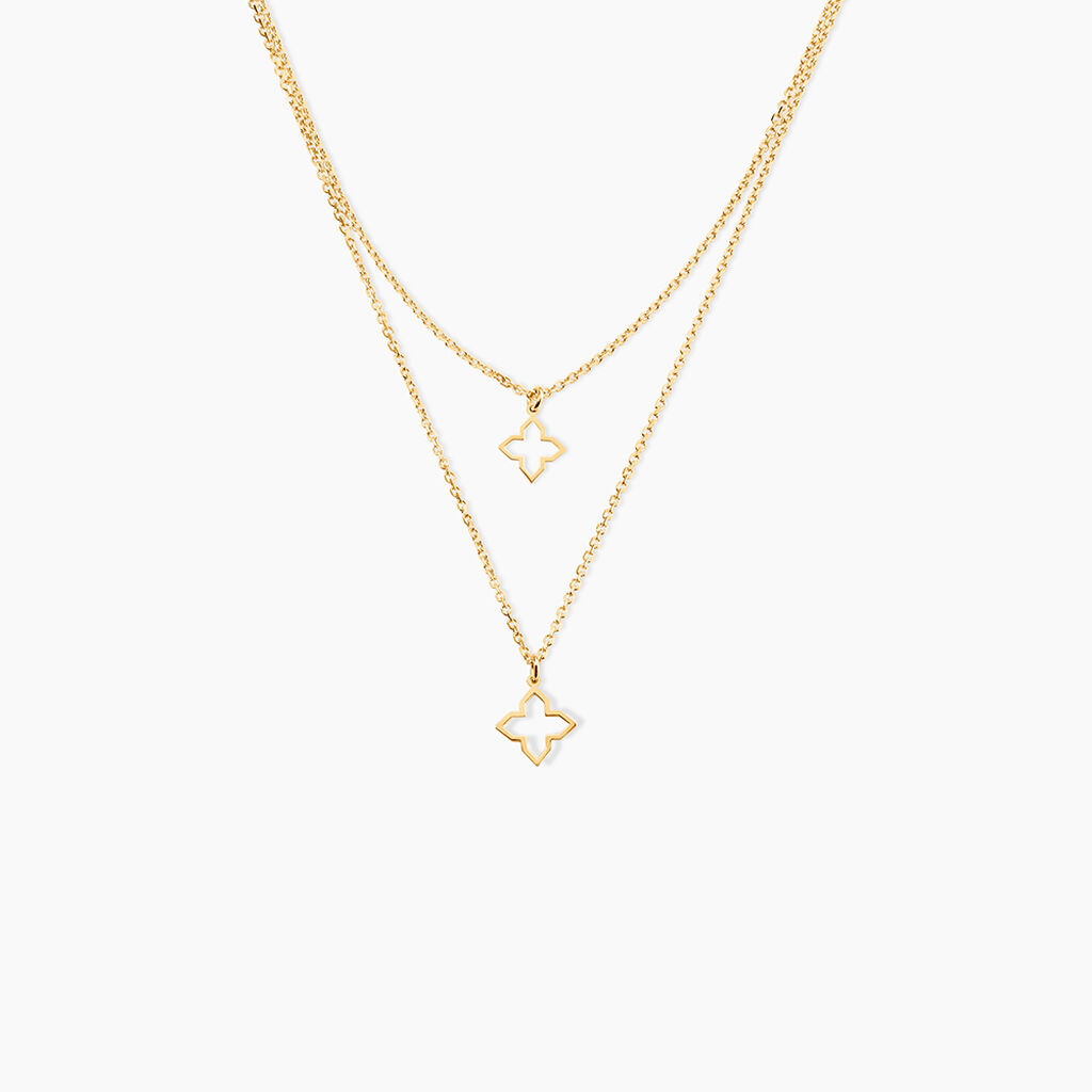 Collier Narendra Or Jaune - Colliers doubles et triples cha&icirc;nes Femme | Histoire d&rsquo;Or