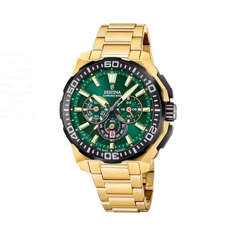 Montre Festina Chrono Bike 4 Vert - Nouveautés Homme | Histoire d’Or