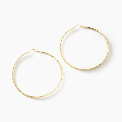 Cr&eacute;oles Dominae Or Jaune - Boucles d'oreilles cr&eacute;oles Femme | Histoire d&rsquo;Or