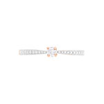 Bague Solitaire Hemera Or Rose Diamant - Bagues solitaires Femme | Histoire d&rsquo;Or