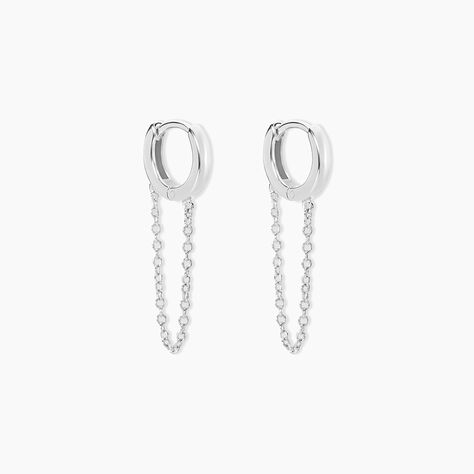 Créoles Argent Jurg - Boucles d'oreilles créoles Femme | Histoire d’Or