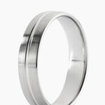 Alliance Alphonso Palladium Blanc - Alliances Unisex | Histoire d&rsquo;Or