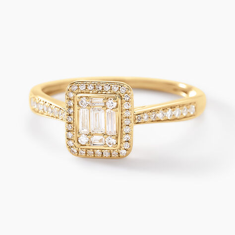 Bague Collection 1986 Or Jaune Diamant - Bagues avec pierre Femme | Histoire d’Or