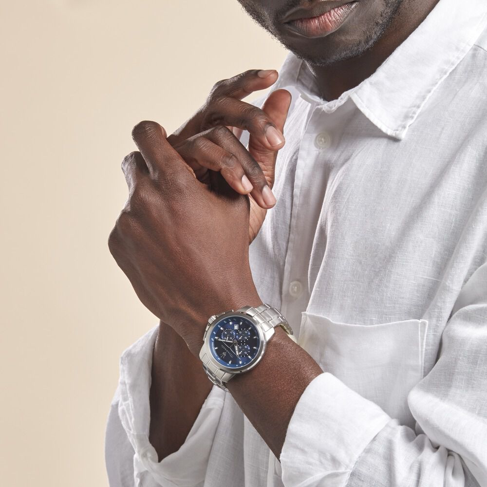 Montre maserati successo bleu clearance
