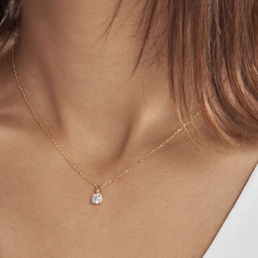 Pendentif Victoria Or Jaune Diamant - Pendentifs Femme | Histoire d&rsquo;Or