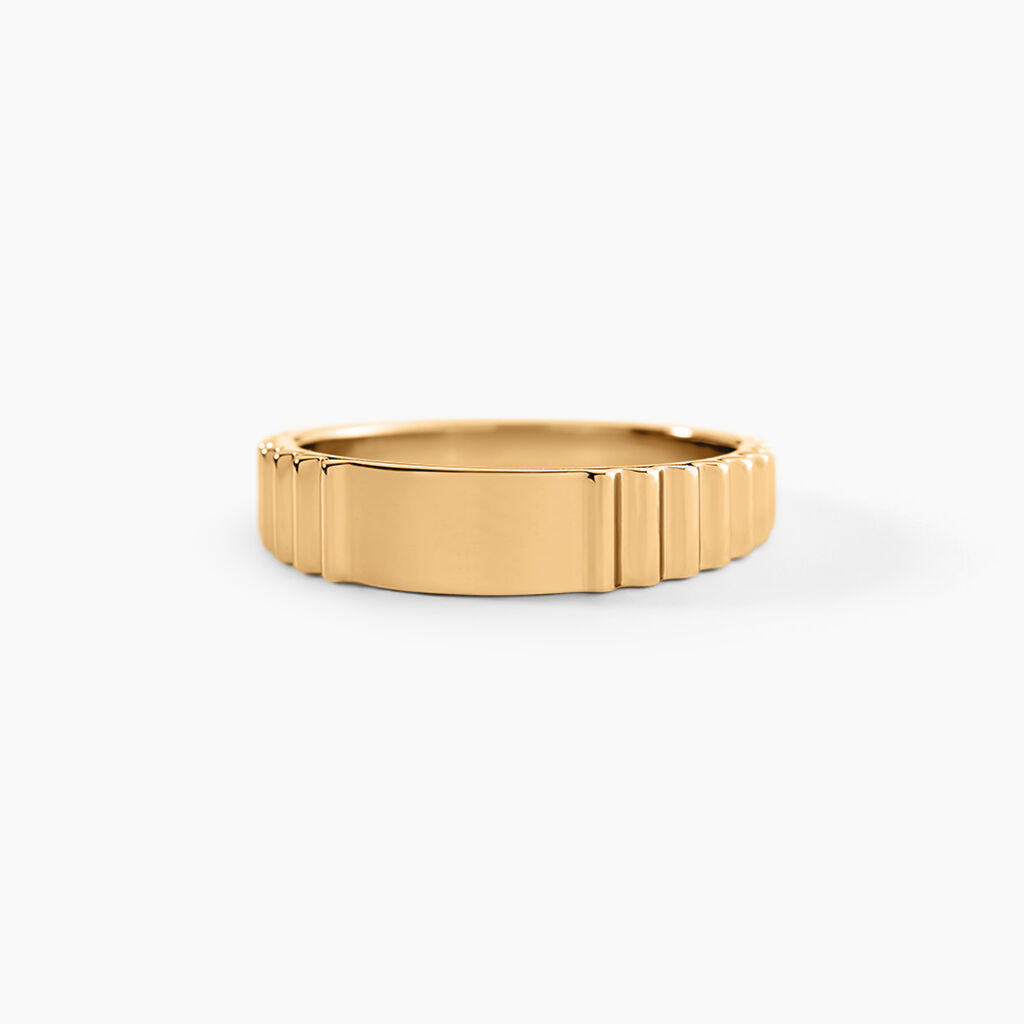 Bague Tristand Plaqu&eacute; Or Jaune - Bagues fantaisie Homme | Histoire d&rsquo;Or