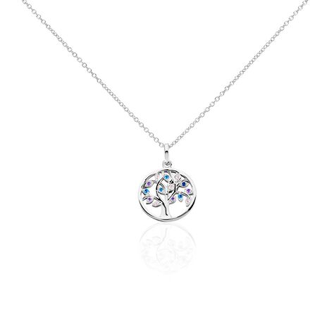 Collier Alive Argent Blanc Oxyde De Zirconium - Colliers fantaisie Femme | Histoire d’Or
