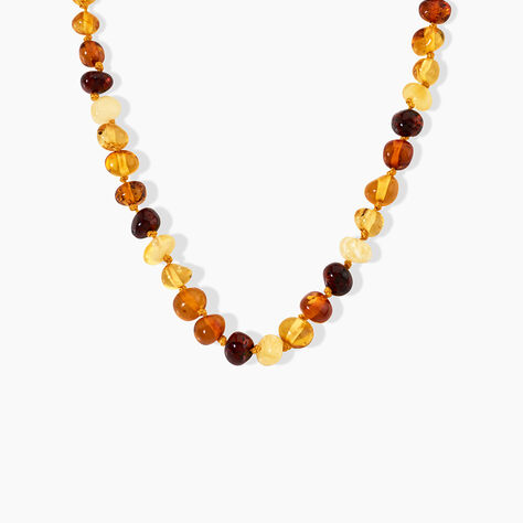 Collier Bebe Argent Blanc Moisha Ambres - Colliers Enfant | Histoire d&rsquo;Or